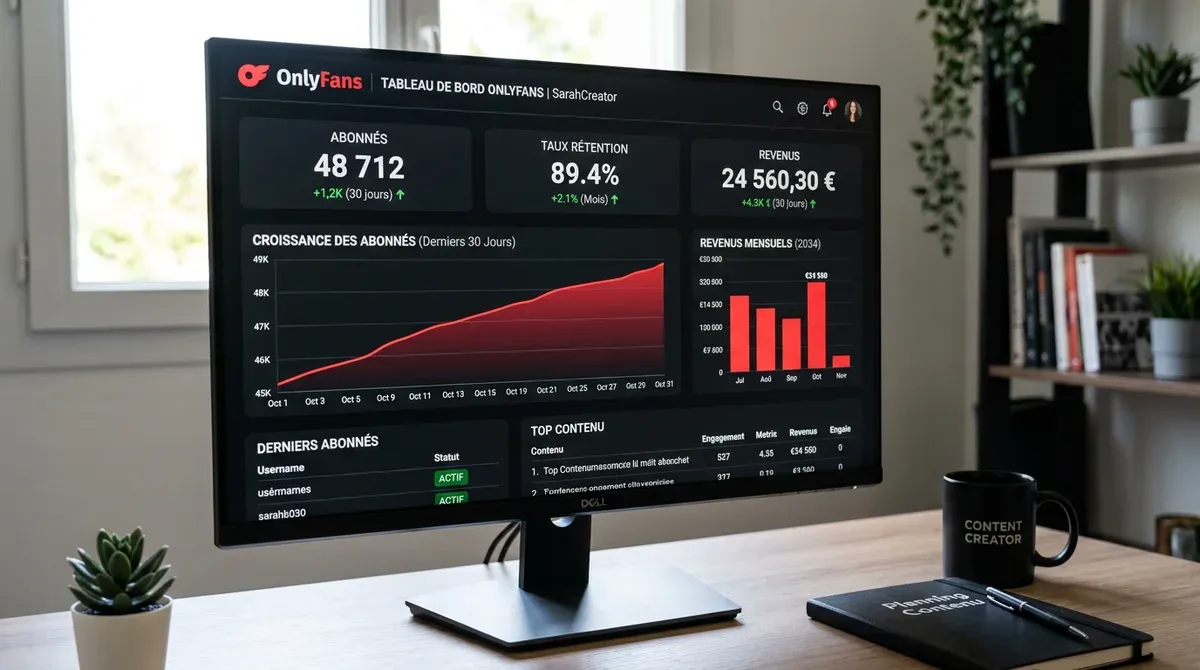 Dashboard taux de rétention