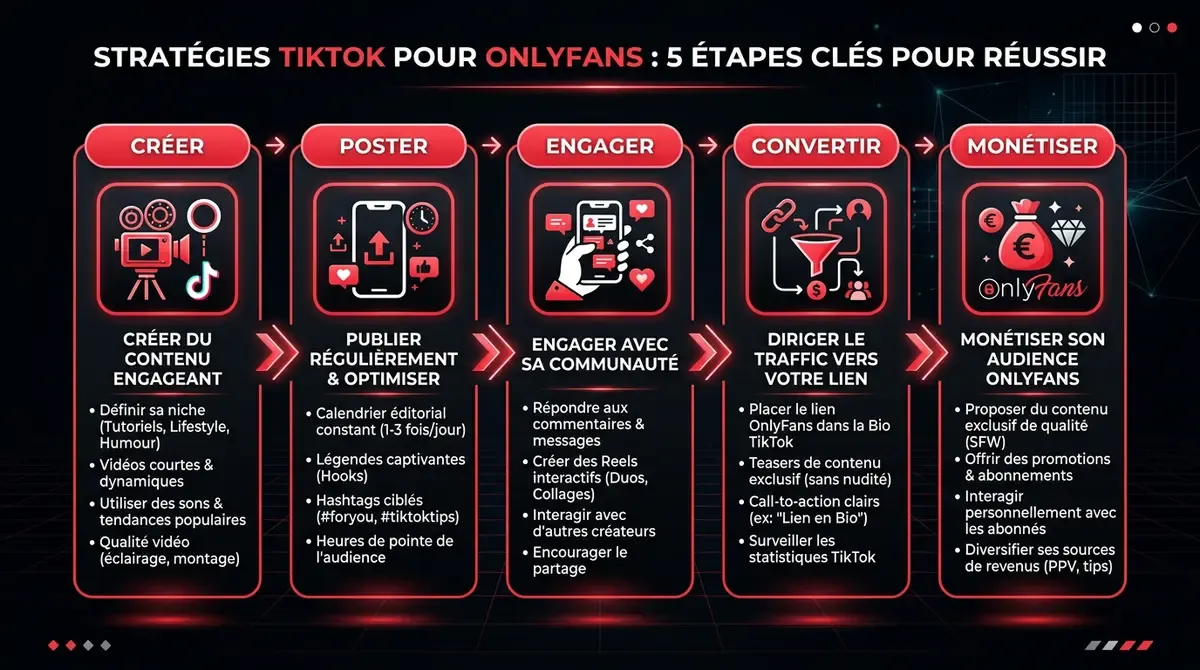 Créatrice filmant TikTok